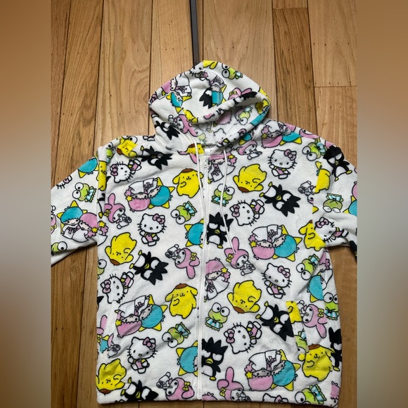 Sanrio Hello Kitty Jackets & Blazers - Hello Kitty and Friends (Sanrio) Fleece Hoodie Zip Up Jacket
